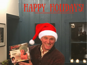 santa clause giving gifts happy holidays