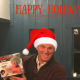 santa clause giving gifts happy holidays